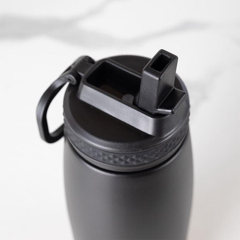Turbo Hot & Cold Thermos Water Bottle (Black & Yellow, 1000 mL Each) - Set Of Two media 4