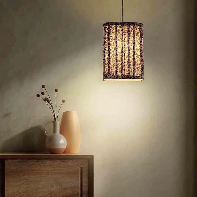 Floral Cloud Fabric Table Lamp media 1