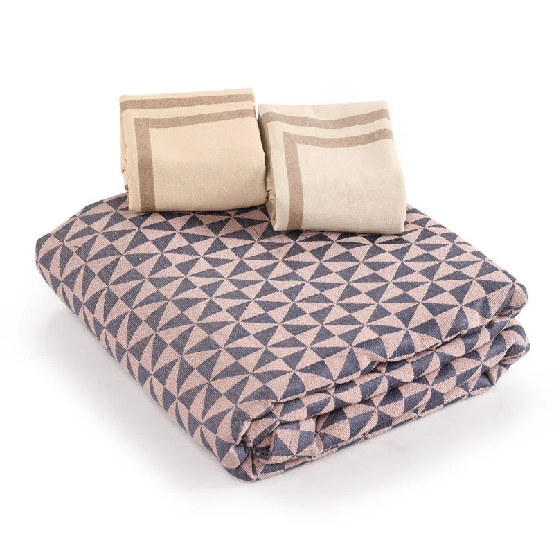 Pixel Nest Cotton Bedsheet (Purple) - 224 TC media 5