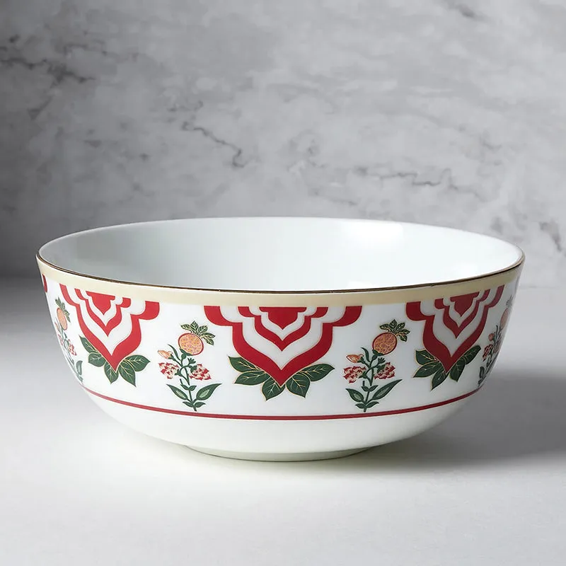 India Circus Parisienne Bone China Serving Bowl - 500 mL media 3