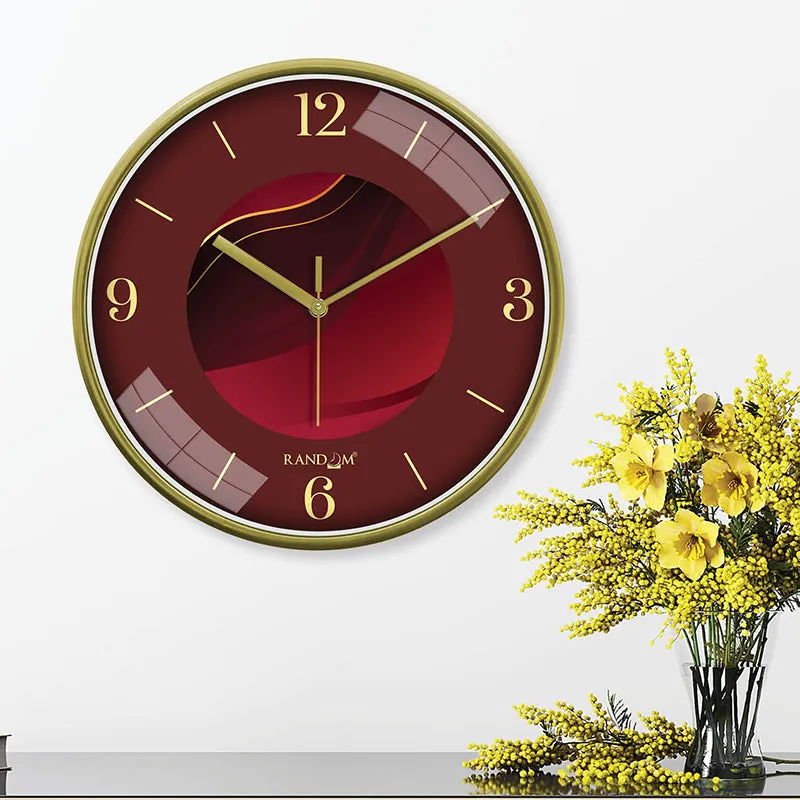 Tempus Crimsa Wall Clock media 1
