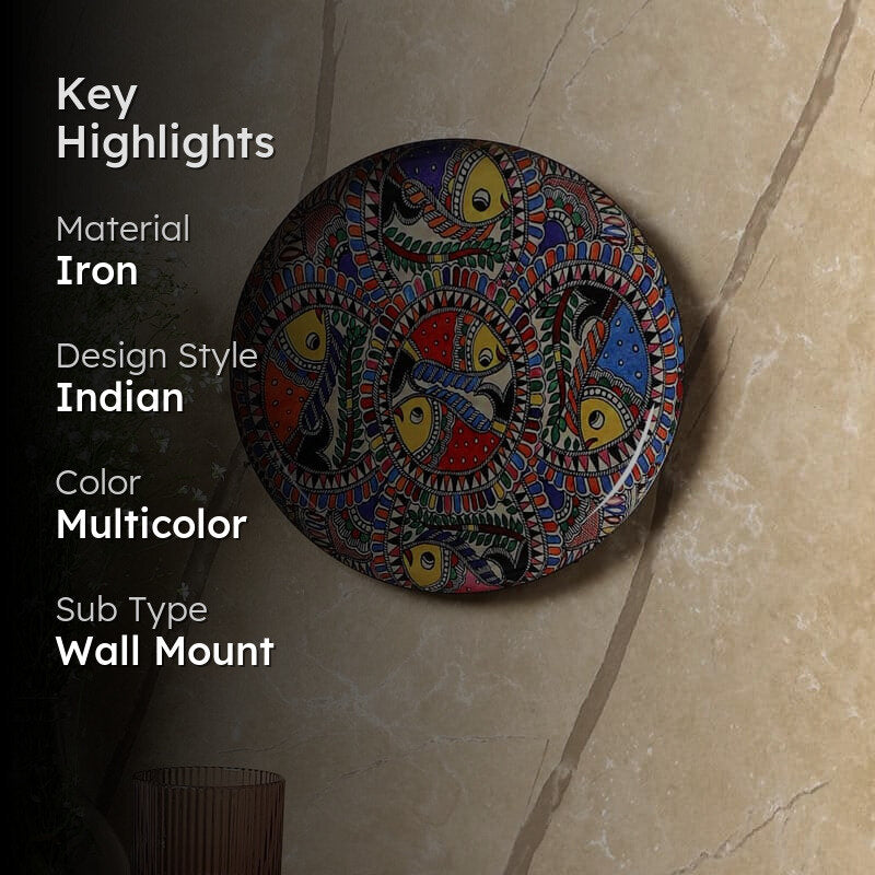 Machli Mix Iron Wall Plate media 2