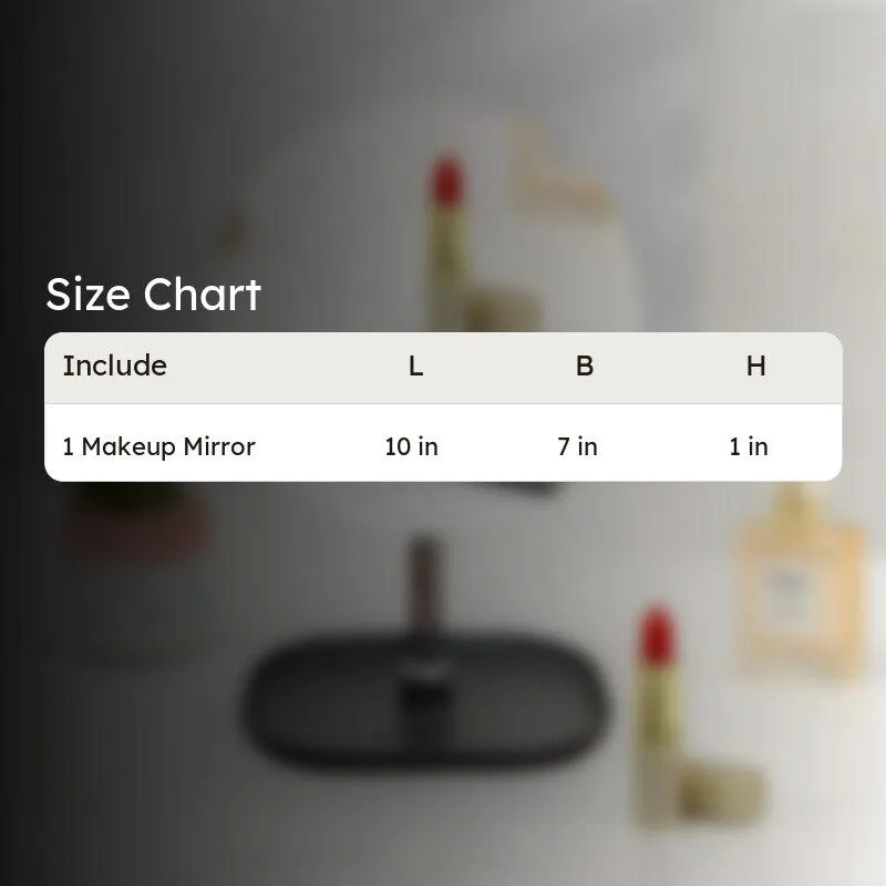 Tabletop Magnifying Makeup Mirror media 9