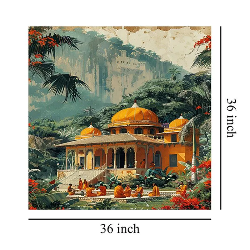 Golden Dome Serenity Poly Canvas Wall Painting media 7