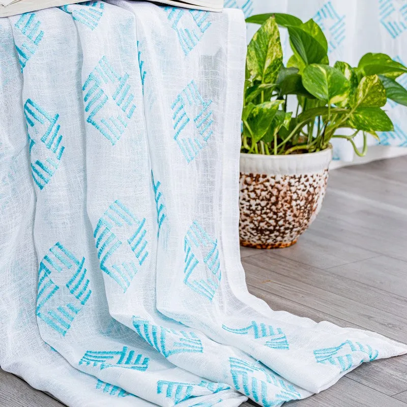 Orivra Expression Print Curtain - Set Of Two media 5