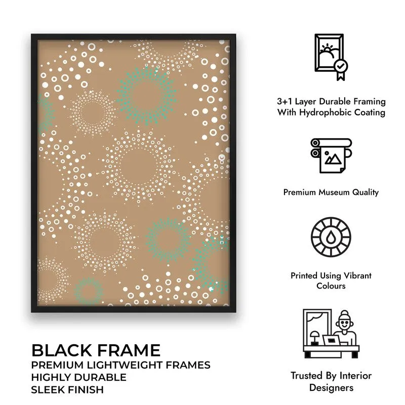Stellar Echoes Canvas Wall Painting With Black Frame media 12