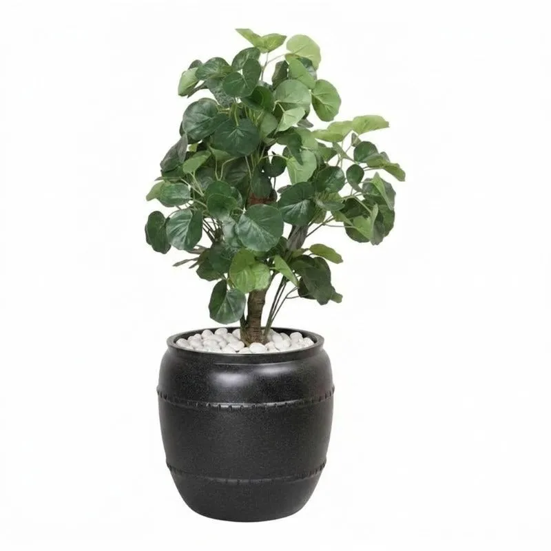 Nerith Floor Planter - Black media 8