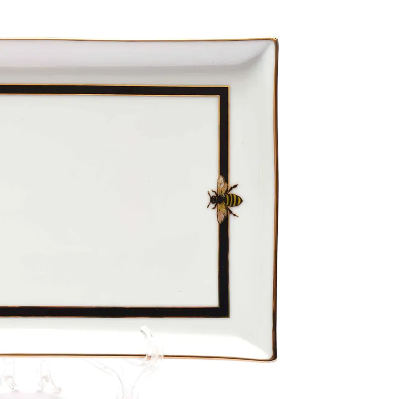 Gilded Bee Tabletop Porcelain Platter media 4