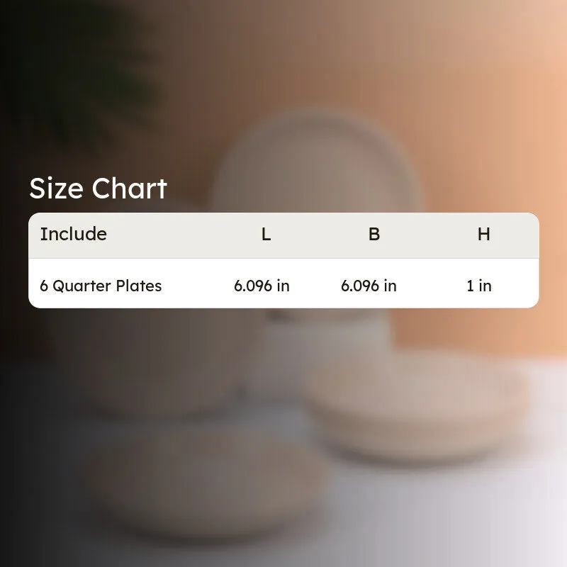 Stonepeak Quarter Plate - Set Of Six media 7