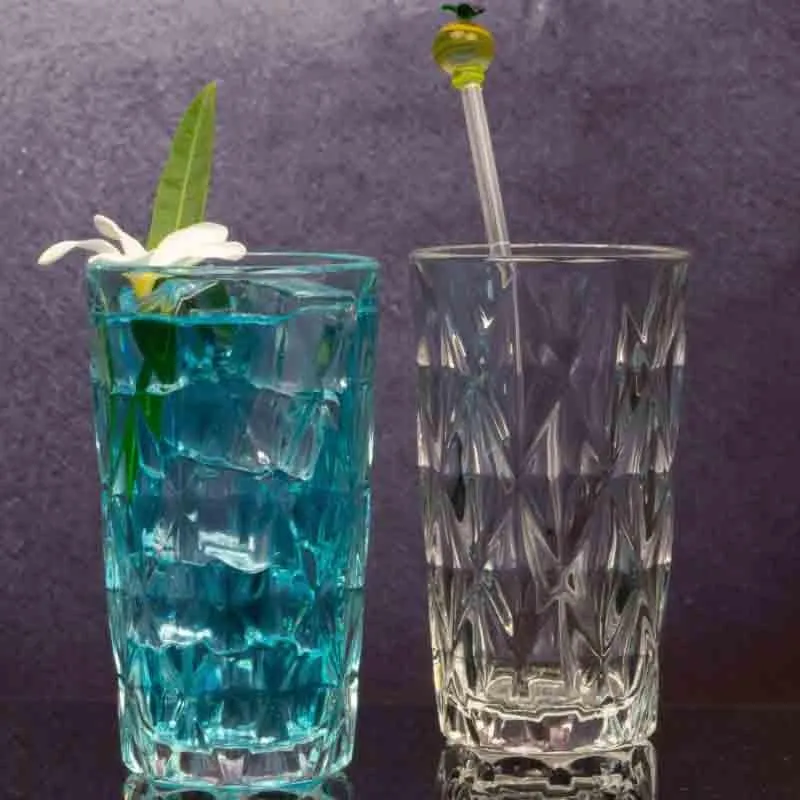 Matio Glass Tumbler (Tall) (260 ml ) - Set of Six media 3