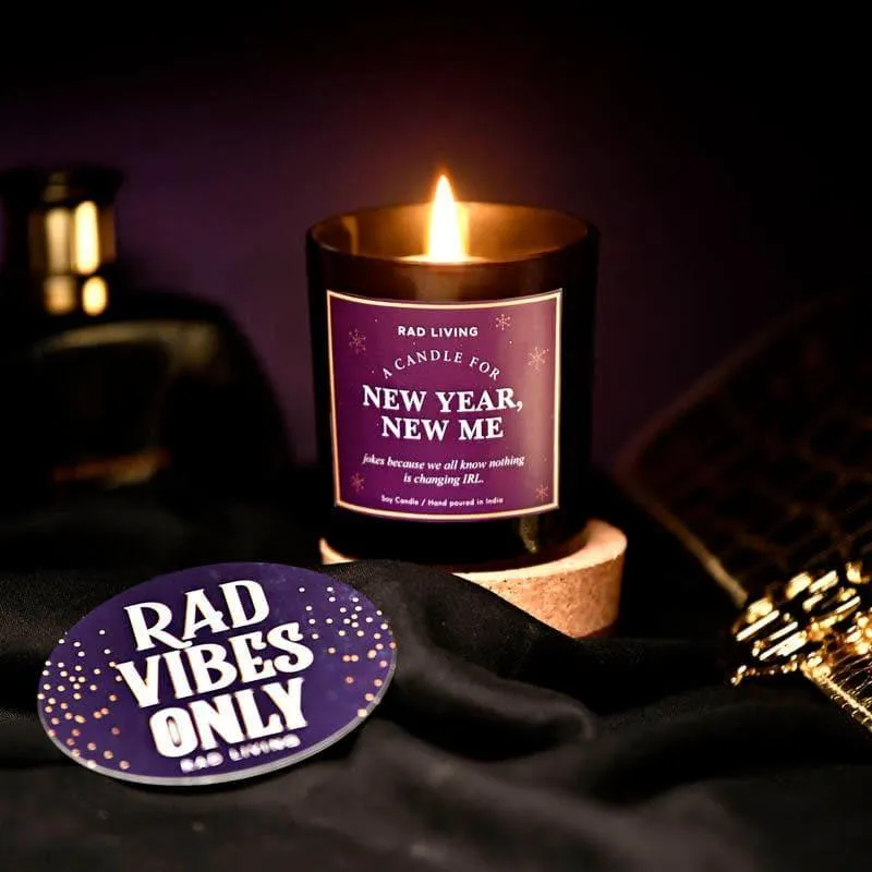 New Year, New Me - Sweet Plum Wine Scented Candle media 3