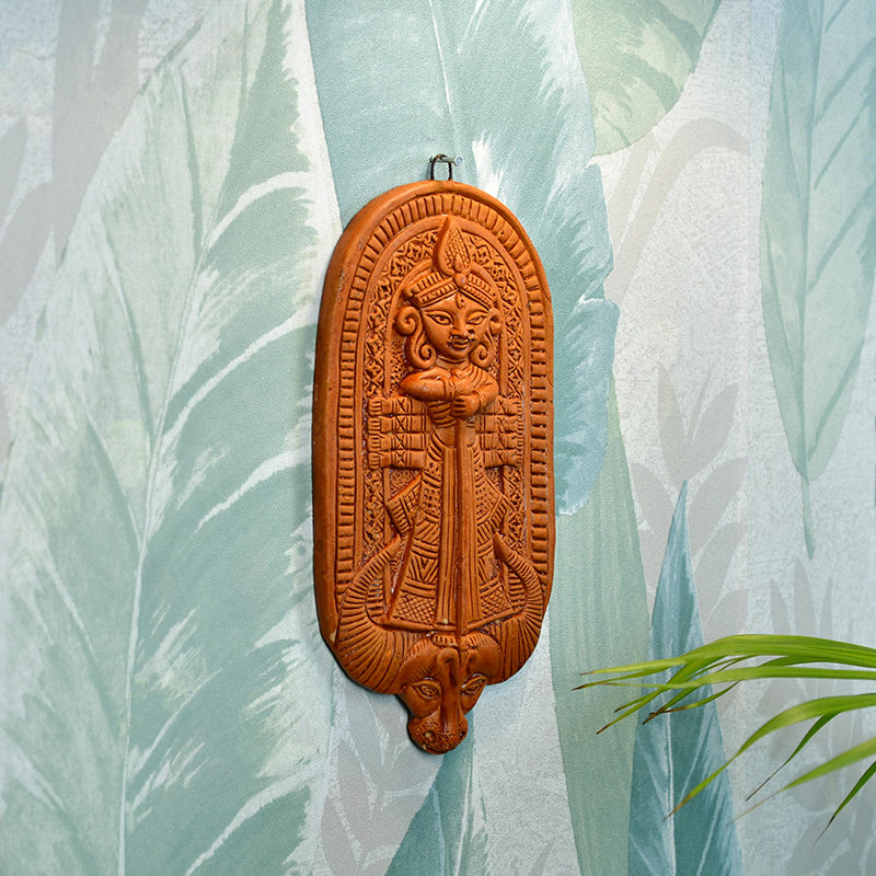Mrittika Durga Terracotta Wall Accent