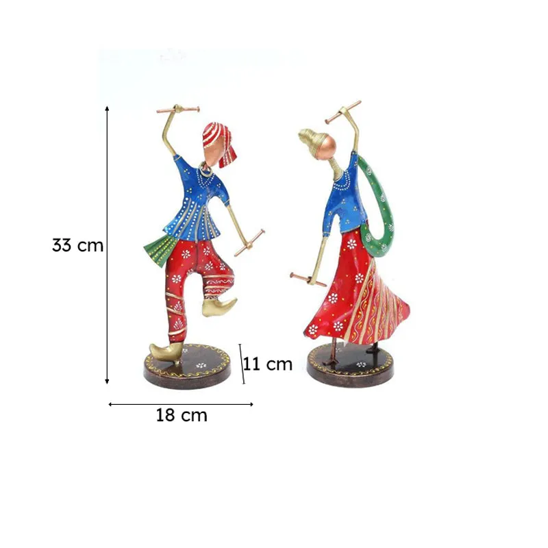 Dandia Fun Showpiece - Set Of Two media 6
