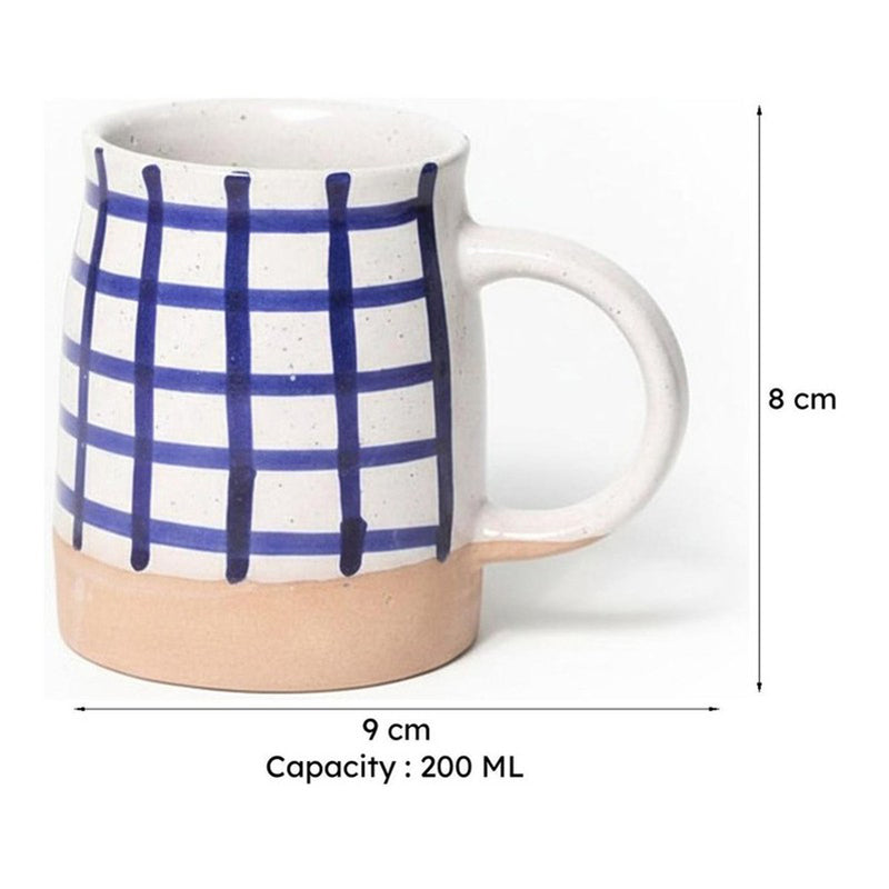 Riccardo Ceramic Tea Cup (200 mL) - Blue media 7