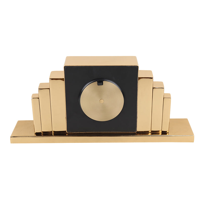 Grande Analog Table Clock - Gold media 4