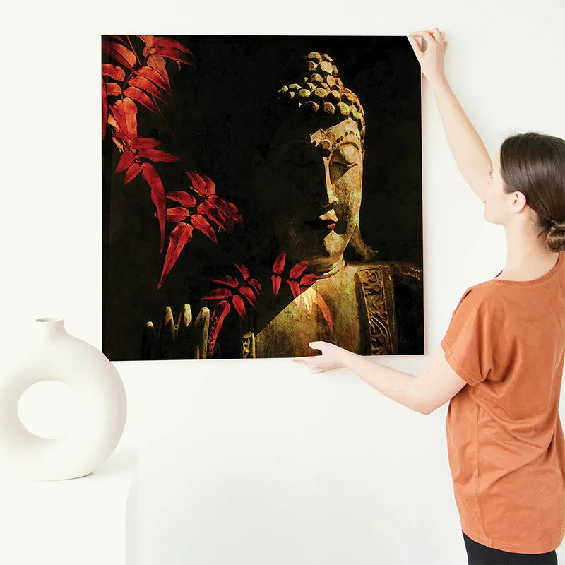 Buddha In Shadow Canvas Wall Art media 5