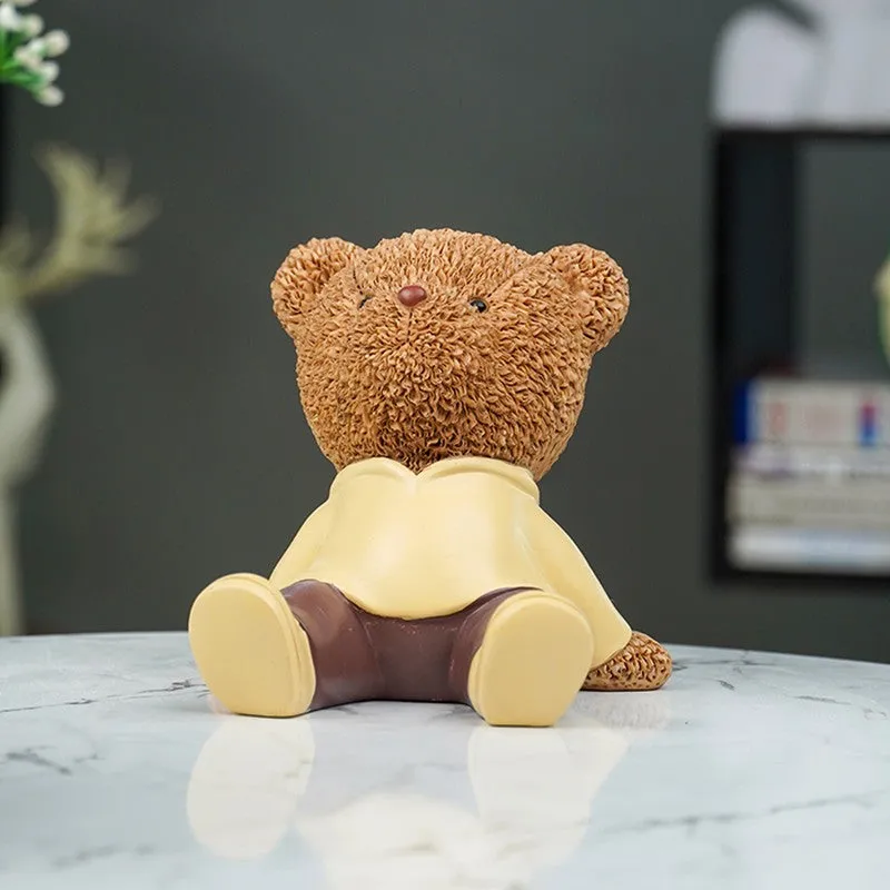 Decorative Teddy Bear Showpiece -Brown media 5