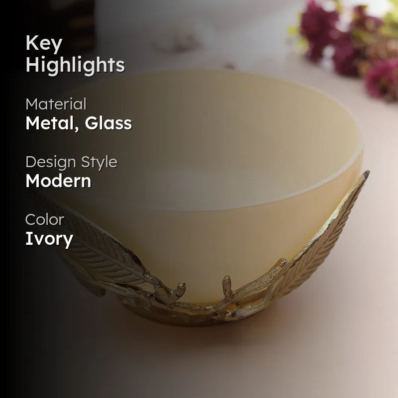 Adro Accent Bowl - Ivory media 2