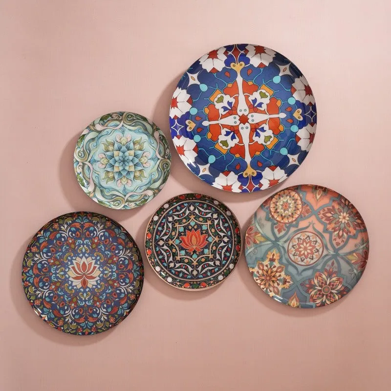 Timeless Mughal Wall Plates - Set of Five media 1