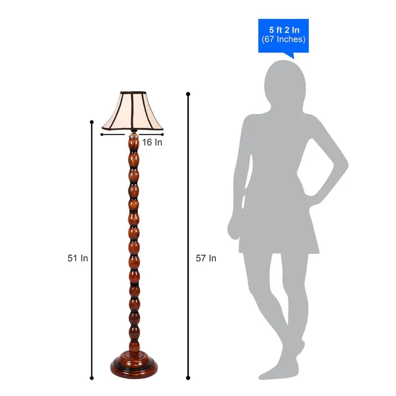Aston Sola Floor Lamp - White & Black media 7