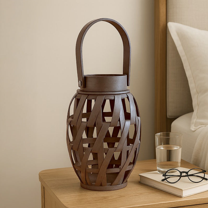 CalmCord Bamboo Tea Light Candle Holder
