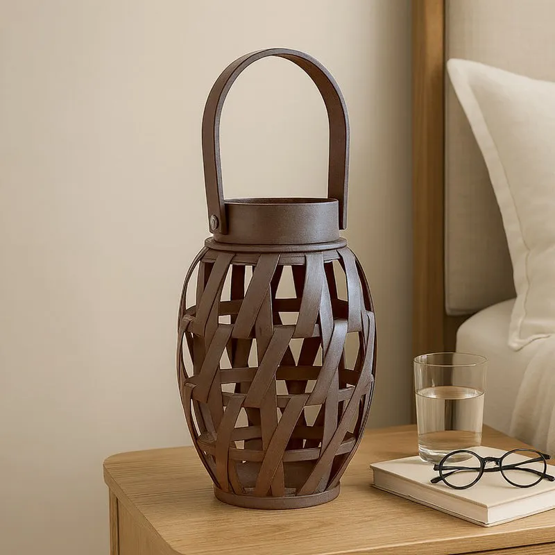 CalmCord Bamboo Tea Light Candle Holder media 1