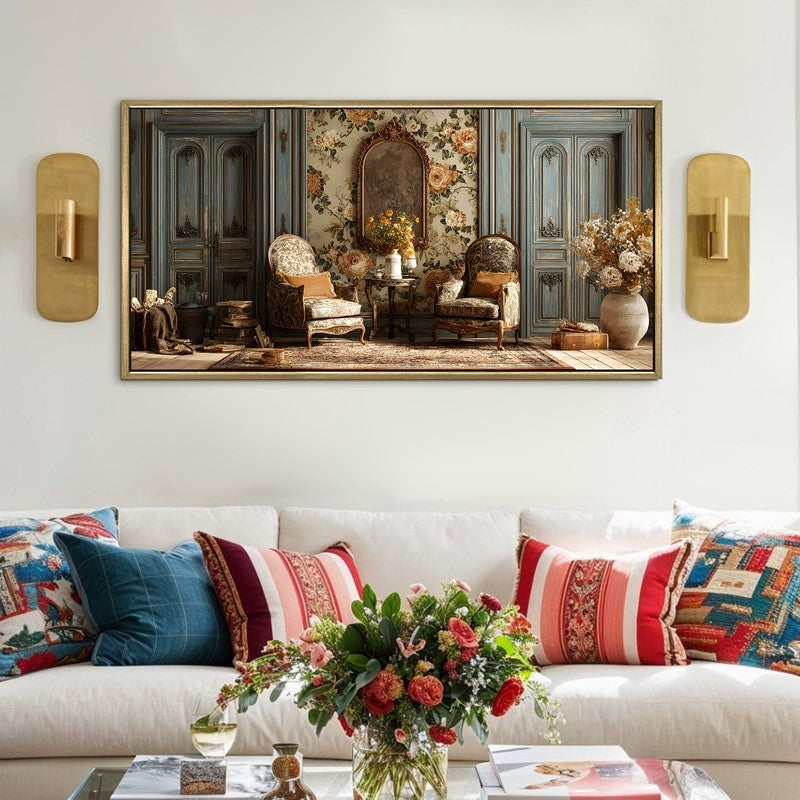 Vintage European Parlour Elegance Wall Art