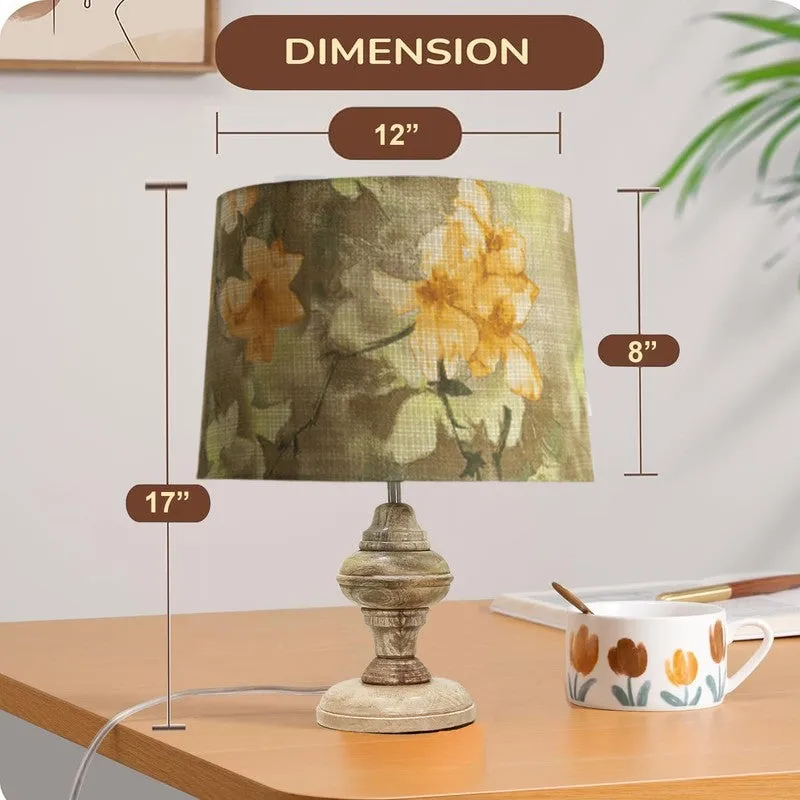 FloraHexa Wooden Table Lamp media 10