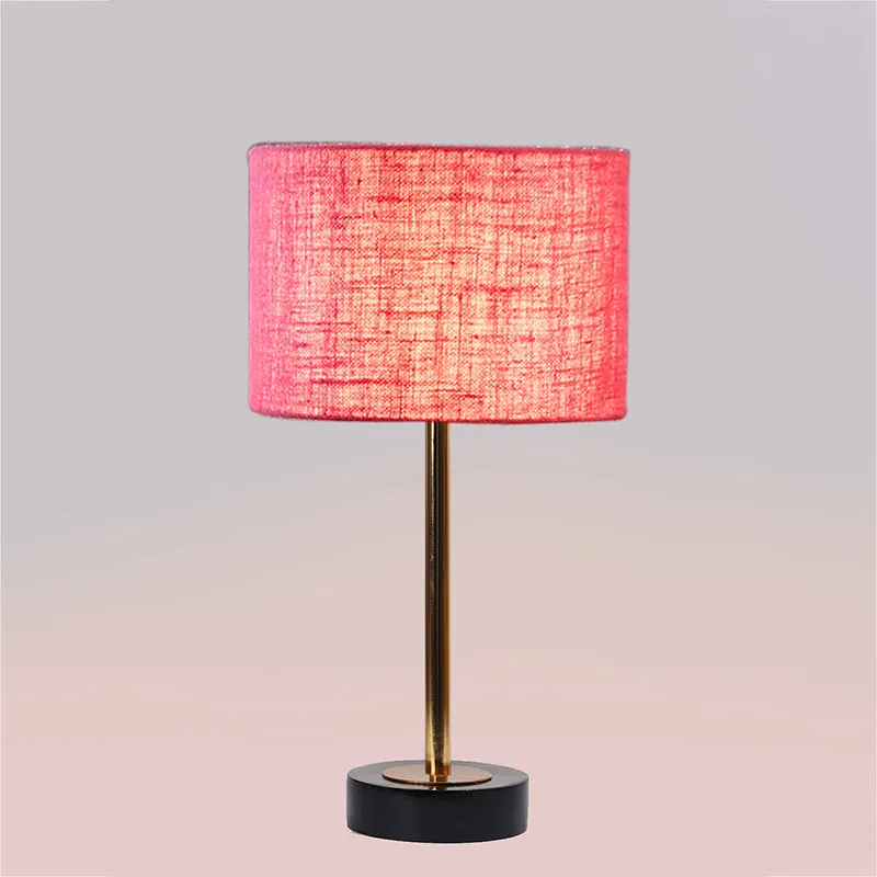 Sienna I Rodin Wooden Table Lamp - Pink,Gold,Black media 5