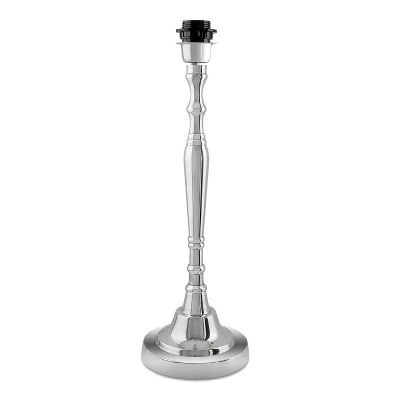 Zenith Glow Fabric Table Lamp - Silver,White media 4
