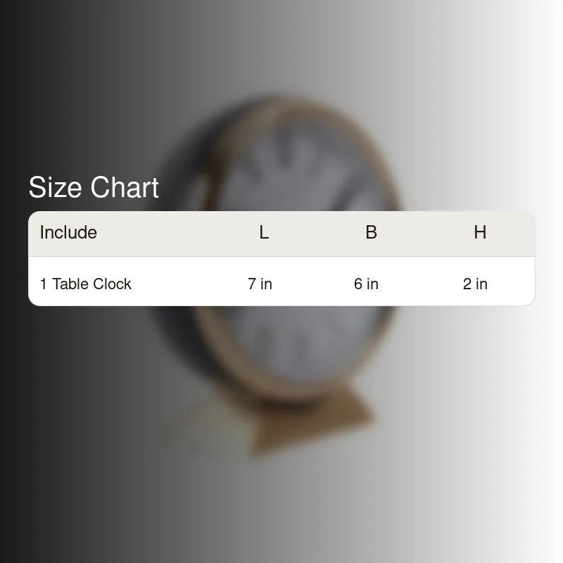 Sacha Gaspard Table Clock - Black & White media 7