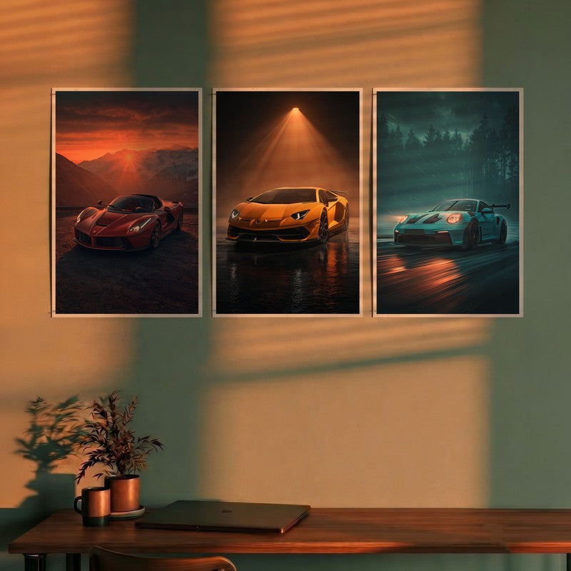 Asphalt Kings Cars Polymer Wall Poster