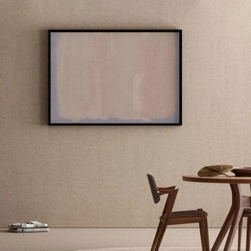 Abstarct Reznor Canvas Wall Painting - Black Frame media 1