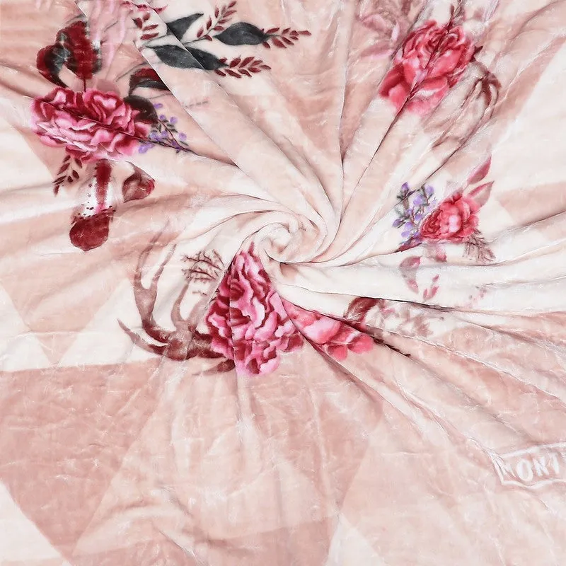 Monte Carlo Blush Blossom Blanket - 1000 GSM media 7