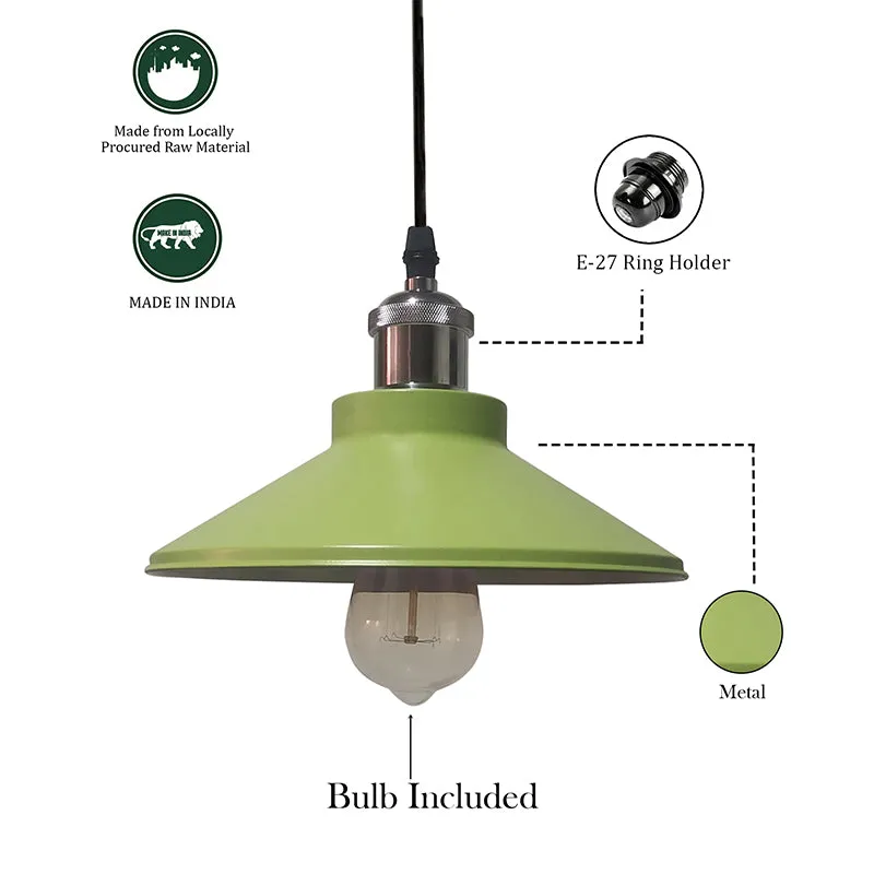 Stellara Metal Ceiling Lamp - Green media 6