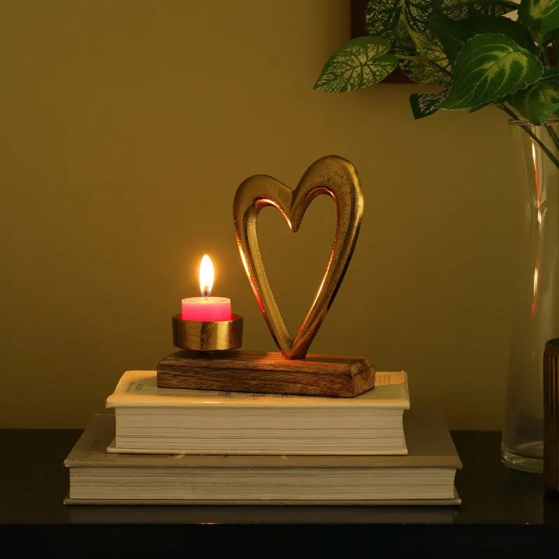 Heart Embrace Tealight Candle Holder media 3