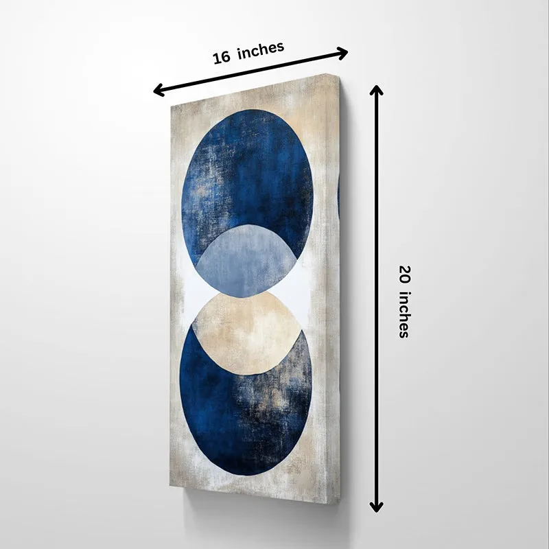 Lapis Eclipse Wall Painting - Set Of Two media 6