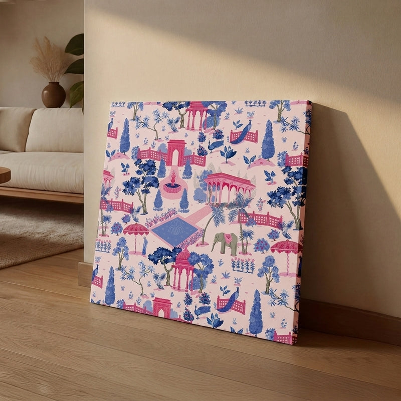 Crystal Court Canvas Traditional Wall Art