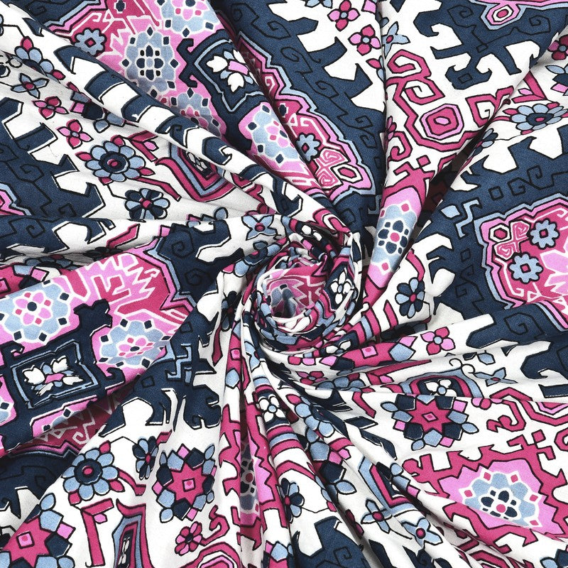 PrestigeSleep Cotton Bedsheet (Pink) - 144 TC media 6