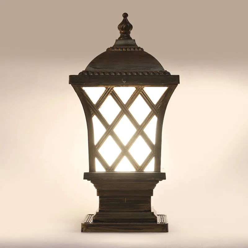 Vintage Outdoor Lamp-Gold media 7