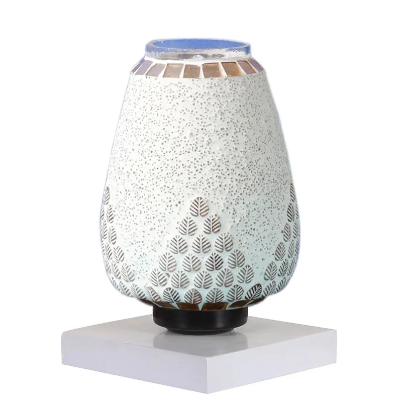 Glowflame Glass Table Lamp With Wooden Base - Multicolor media 6