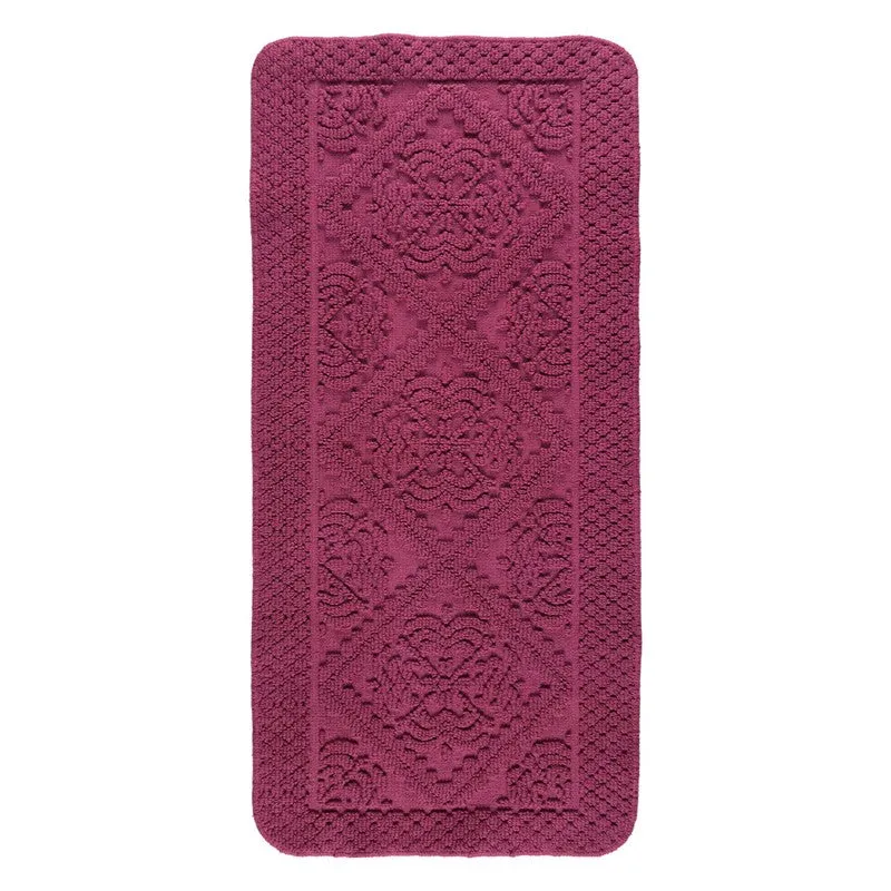 GentleStep Cotton Bath Mats (Purple) - Set of Two media 3