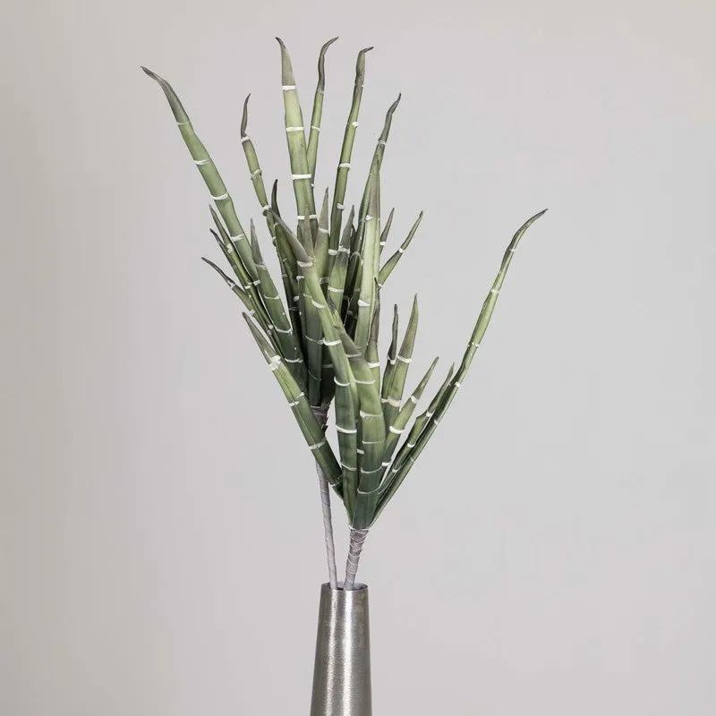Classic Real Touch Artificial Yucca Foam Flower - Green media 3