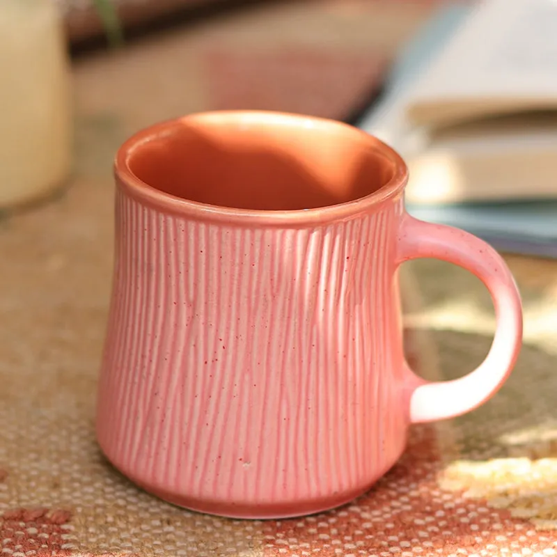 Carmila Ceramic Tea Cup (180 mL)/Pink) media 4