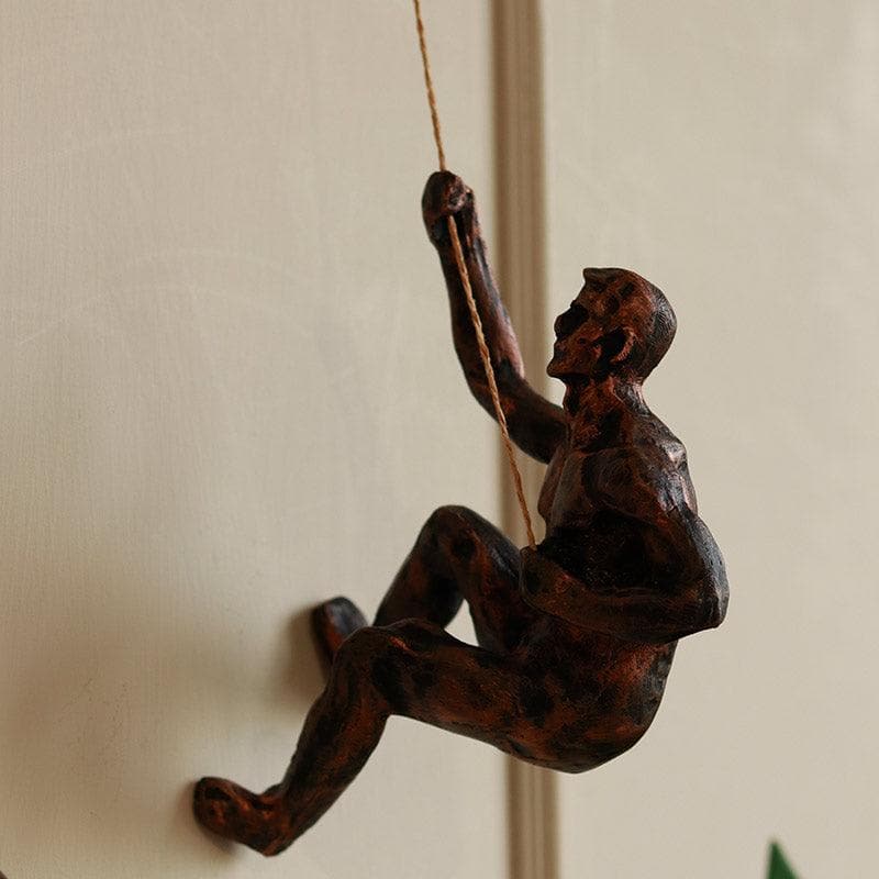 The Alpinist Resin Wall Hanging (Bronze) - Set Of Three media 6