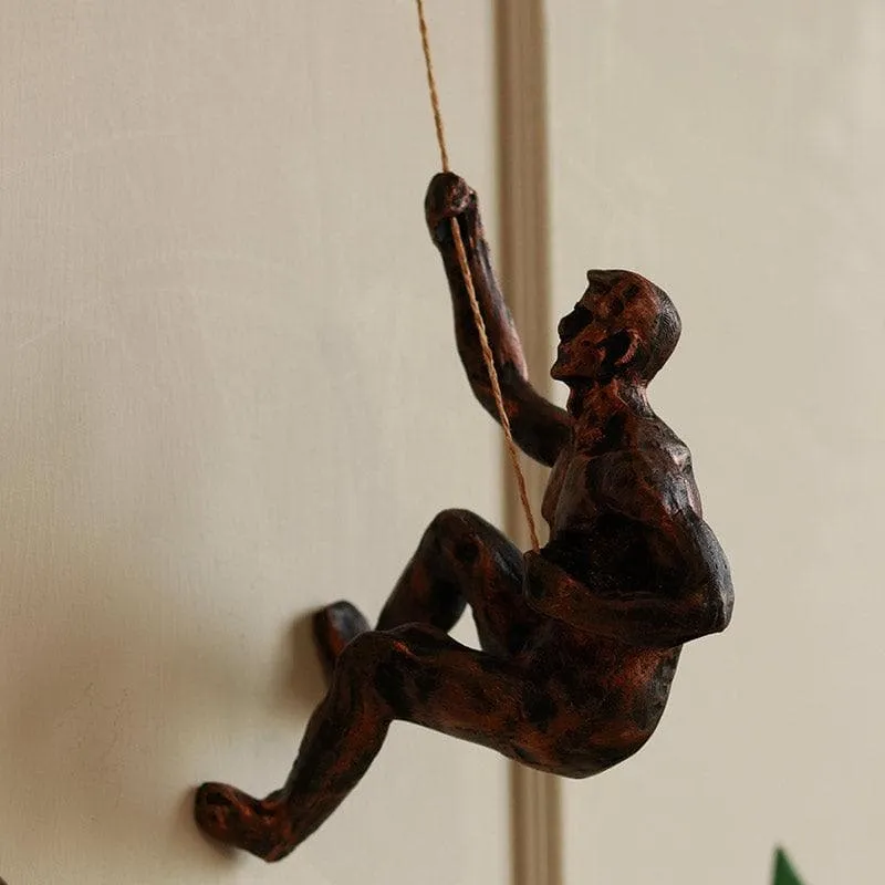 The Alpinist Resin Wall Hanging (Bronze) - Set Of Three media 6