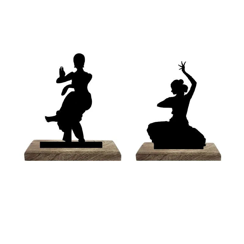 Graceful Elegance Showpiece - Set Of Two media 7