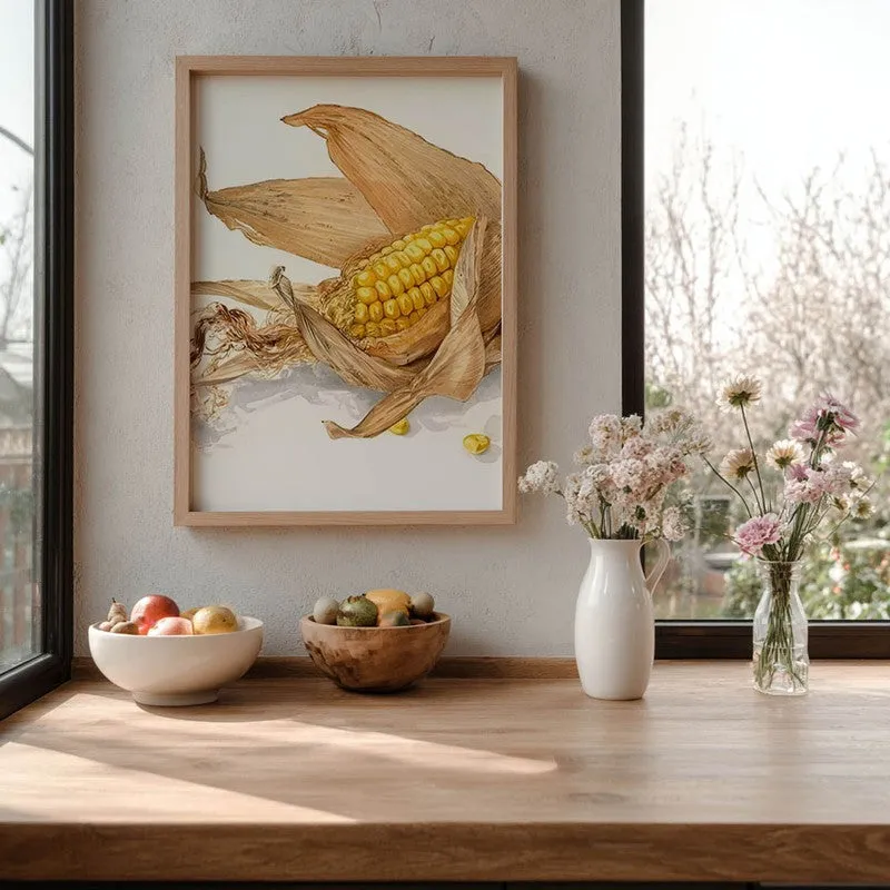 CornFarm Archival Canvas Wall Art - Brown media 6