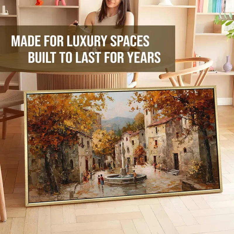 Timeworn Canvas Wall Painting With Frame media 5