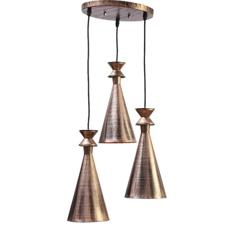 Vintage Trio Iron Ceiling Lamp media 5
